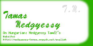 tamas medgyessy business card